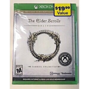 The Elder Scrolls Online: Tamriel Unlimited New Sealed XBox One Video Game